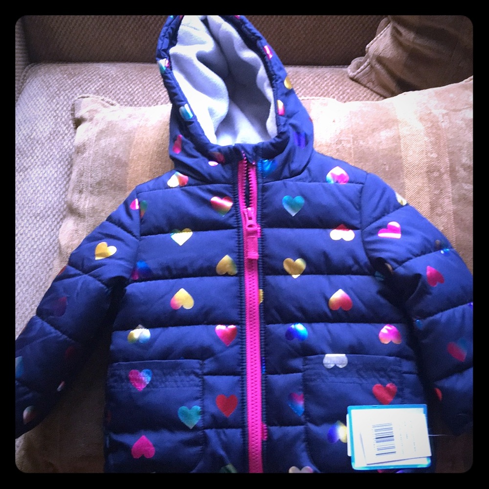 Carter’s 18 months rainbow hearts jacket